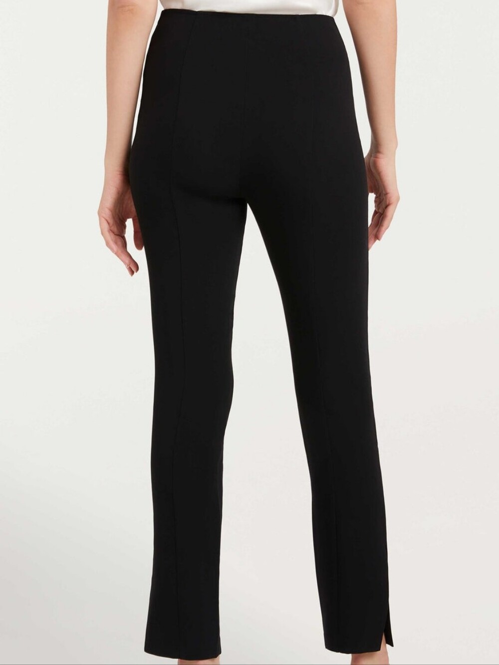 Cinq à Sept Brianne Slim Fit Black Trouser Pant - Picture 2 of 14